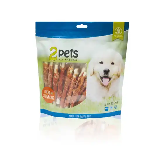 prisnedsättning 2pets Tuggpinne m kycklingfilo© 12cm 30-pack, 400g