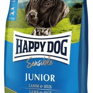 HappyDog Sens. Junior Lamb & Rice 4 kg Handla nu