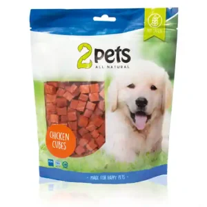 2pets Dogsnack Chicken Cubes, 400 g Köp nu