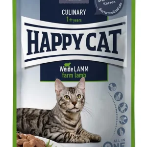 Outlet HappyCat våt/sås, lamm, 85 g