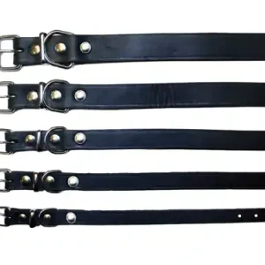 Halsband råläder 22/60 Svart Lågt pris