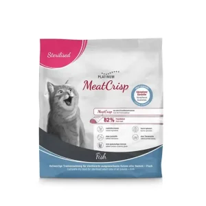 Kundfavorit Platinum Cat MeatCrisp Sterilised Fish 0,4 kg