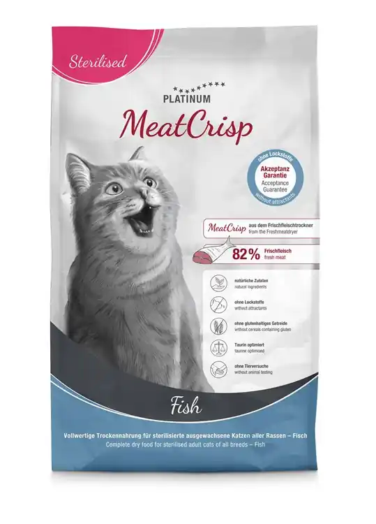 Platinum Cat MeatCrisp Sterilised Fish 3 kg Sista chansen