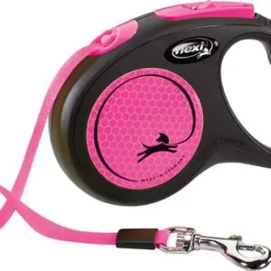 Populär flexi New NEON, band, S: 5 m, neonrosa