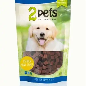 2pets hundgodis minikuber struts, 100g Beställ nu