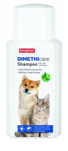 Beaphar Dimethicare fästingschampoo hund & katt 200 ml Trygg betalning