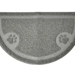 Sänkt pris Kattlådematta PetNation, halvmåne, 60x36 cm, grå