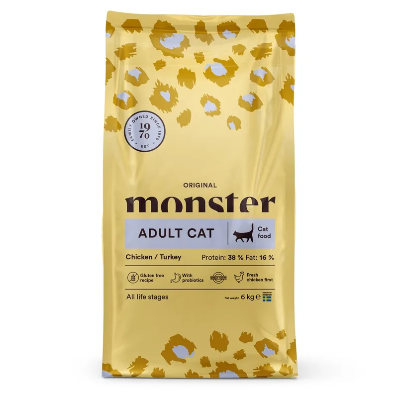 Billig Monster Cat Original Adult Chicken / Turkey 400 g