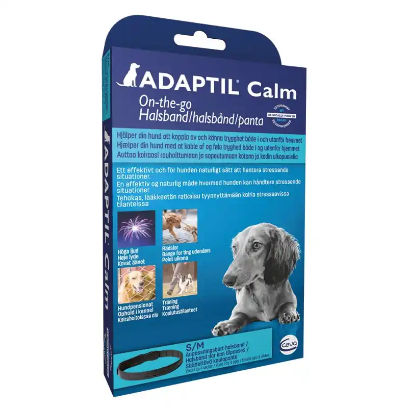 Beställ idag Adaptil Calm Halsband Hund S/M