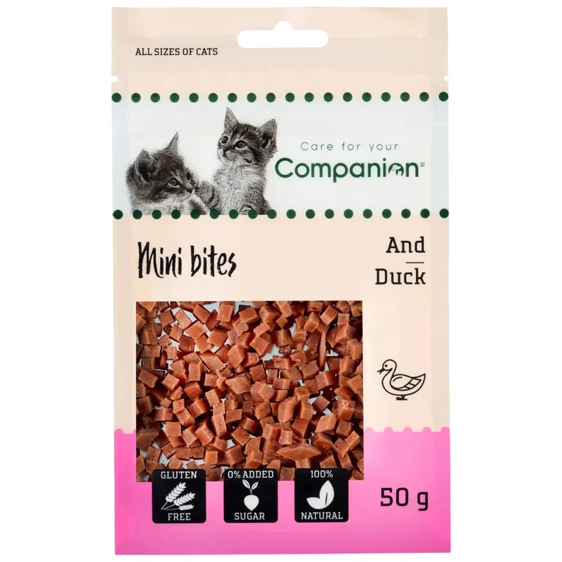 Companion Cat Mini Duck Bites, 50g Utförsäljning
