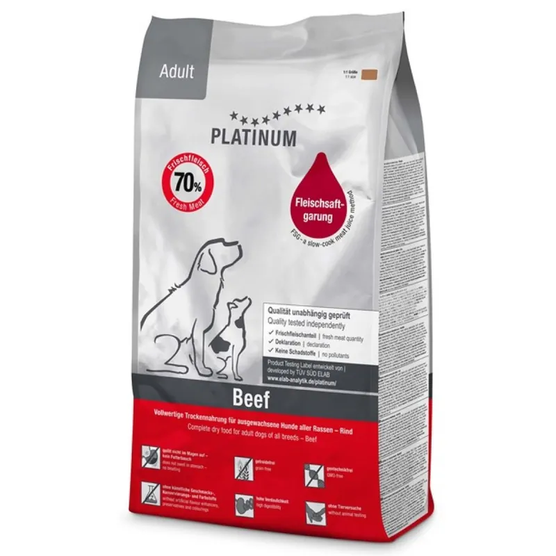 Lågt pris Platinum Adult Beef 1.5 kg
