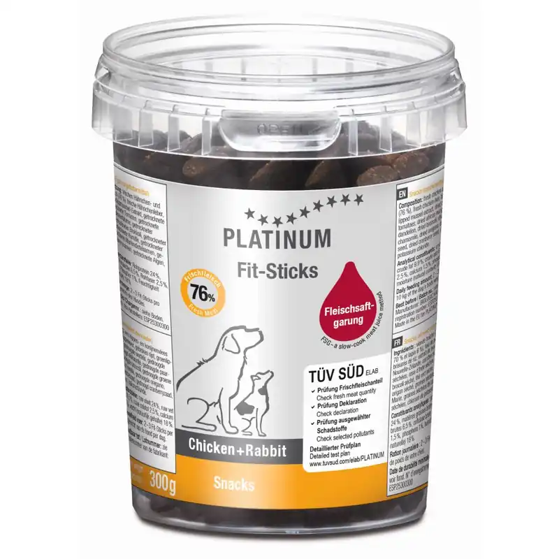 Platinum Fit-Sticks Chicken Rabbit 300g Köp online