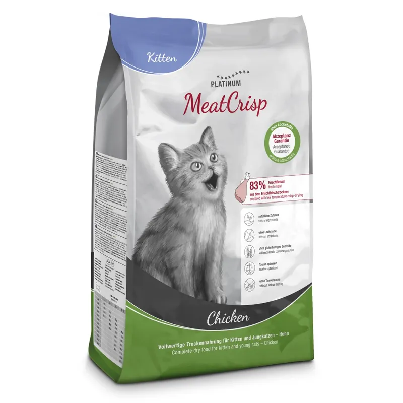 Platinum Cat MeatCrisp Kitten Chicken 400 g Begränsat antal