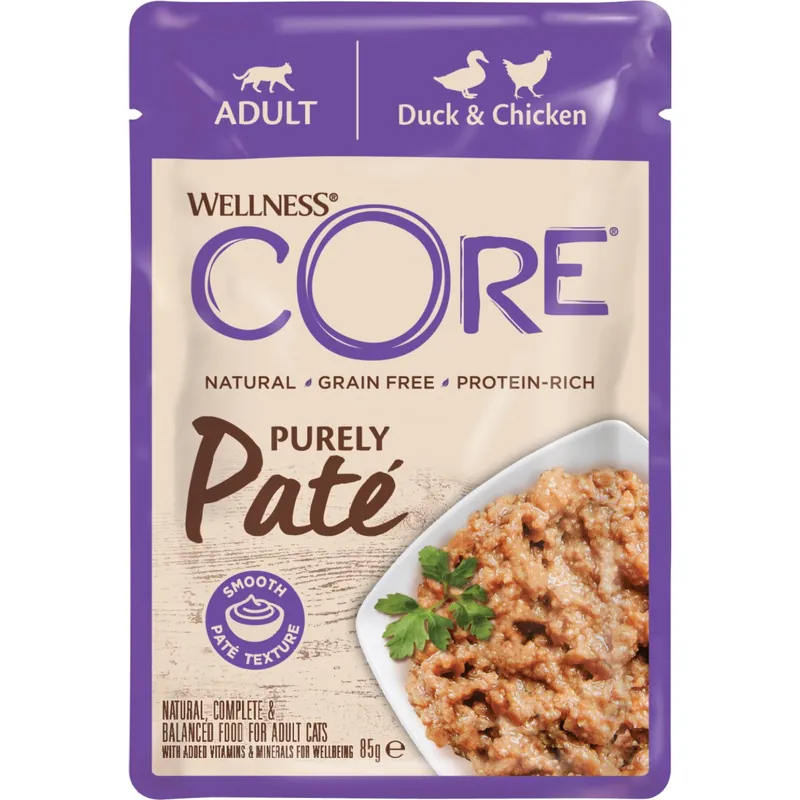 CORE Cat Purely Paté, Duck & Chicken 85g Snabb leverans