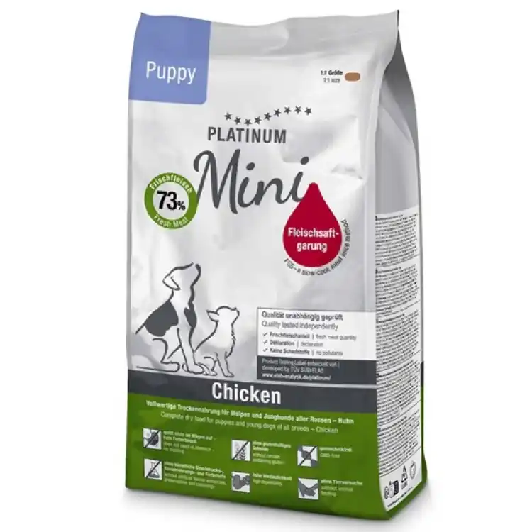 Populär Platinum Mini Puppy Chicken 900g