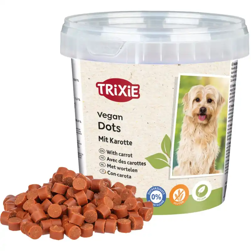 Vegan Soft Snack Dots med morot, 200 g Rabatt