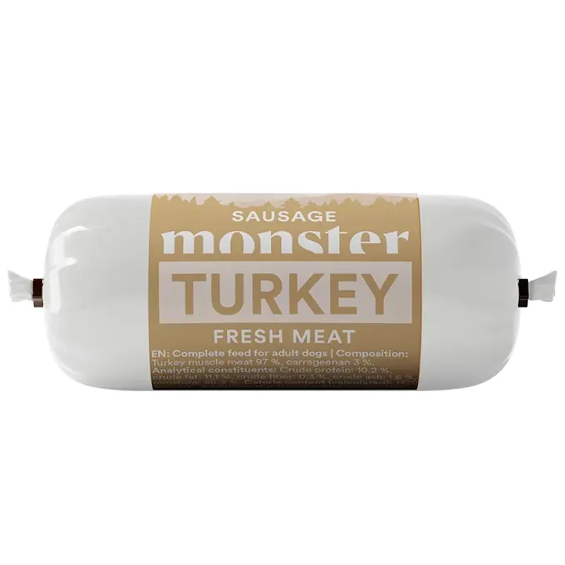Monster Dog Sausage Turkey 80g Begränsat erbjudande