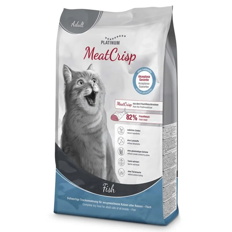 Platinum Cat MeatCrisp Adult Fish 400 g Bästa pris