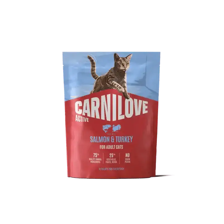 Endast idag Carnilove Active Cat Dry Salmon & Turkey for Adult All Breeds 400 g