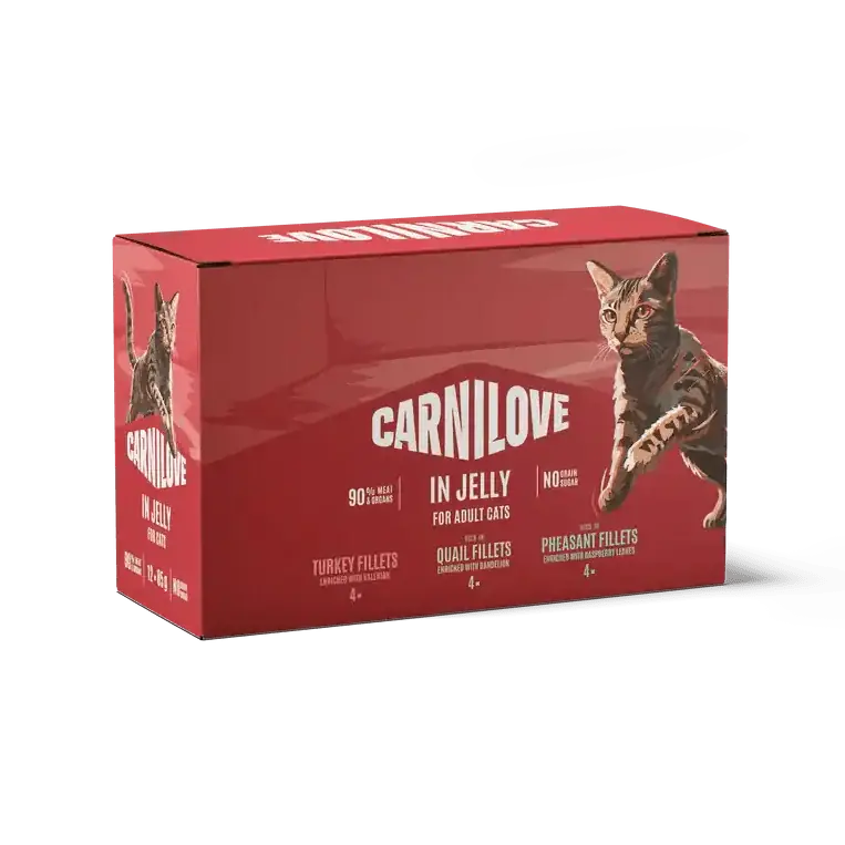 Carnilove Cat Pouch Jelly Multipack 1.020 kg Endast idag
