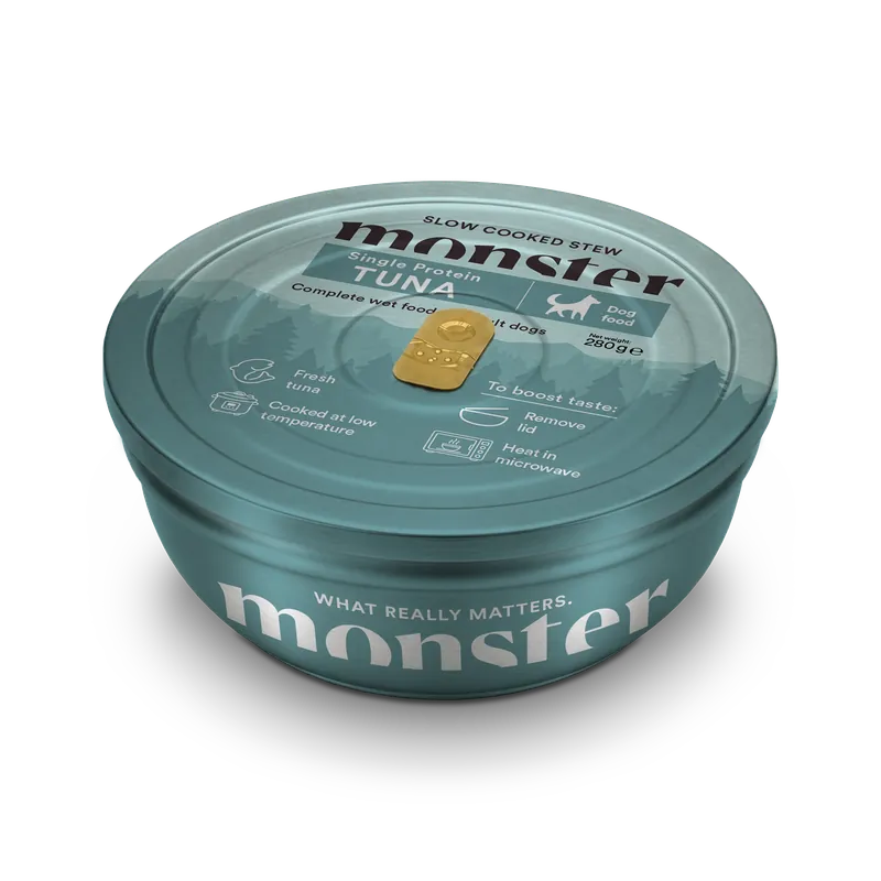 Monster Dog Tuna Slow Cooked Stew 280 g Erbjudande