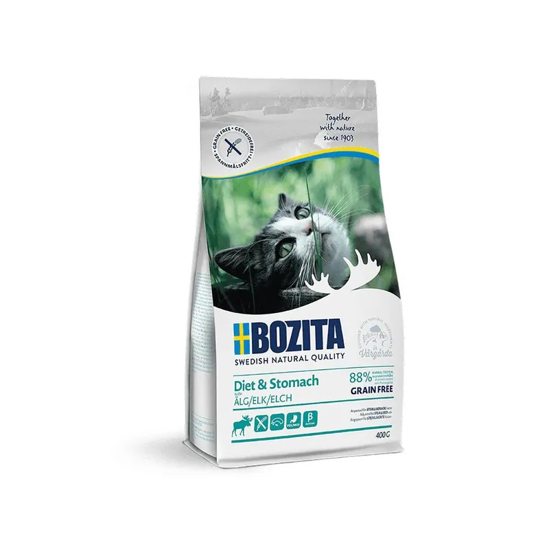 Trygg betalning Bozita Diet & Stomach Grain Free Elk 400 g