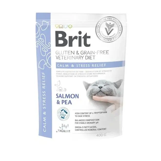 Brit GF Vet Diets Cat Calm & Stress Relief 2 kg Endast idag