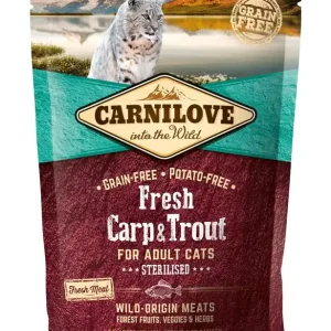 Carnilove Cat Fresh Carp & Trout Steril Adult 400 g Rabatt