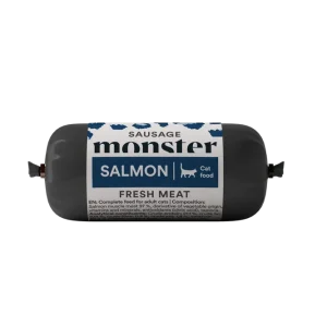 Bästa pris Monster Cat Sausage Salmon 80 g