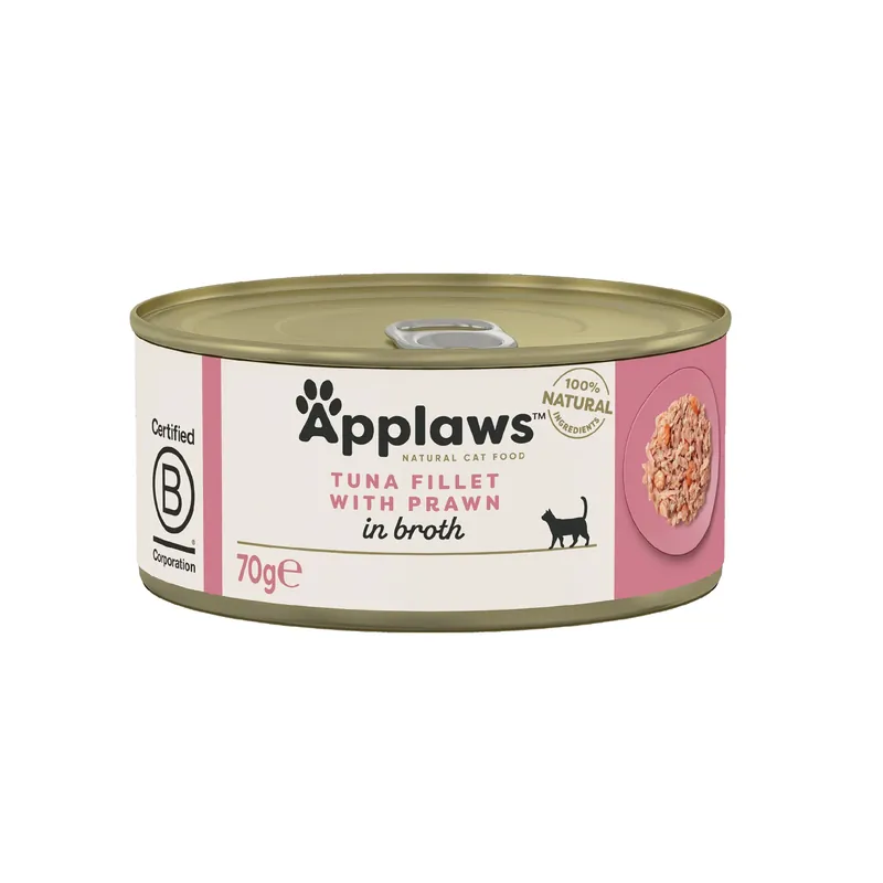 Applaws katt konserv Tuna Fillet & Prawn 156 g Populärt val