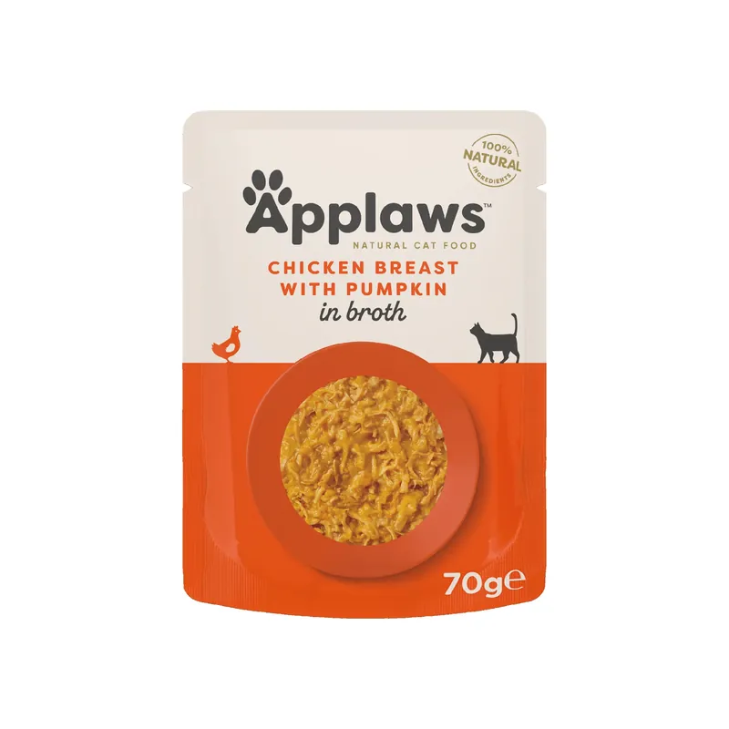 Applaws Katt Påse Chicken & Pumpkin 70 g I lager