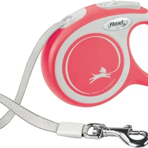 Flexi New Comfort Rullkoppel med Band Röd XS Nedsatt pris