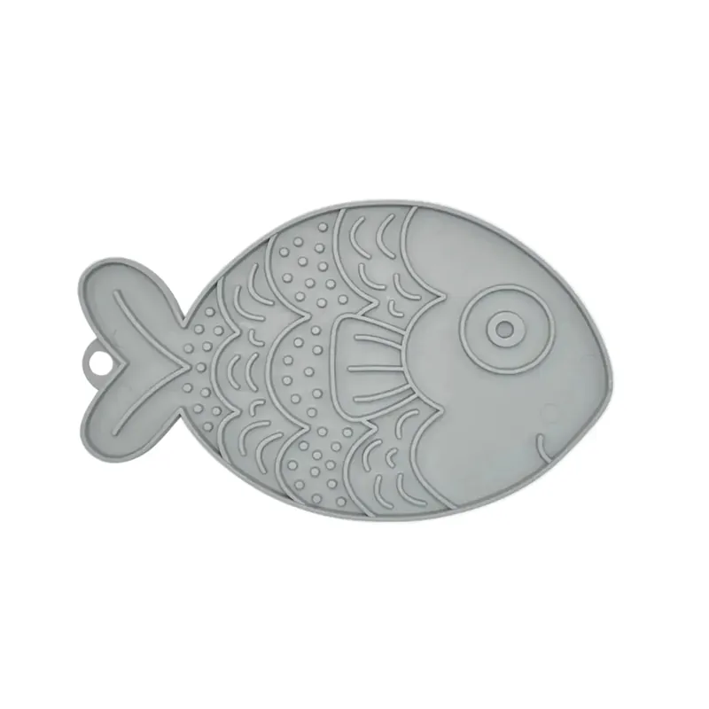 Begränsat antal Fiboo Fishka Slickmatta Ljusgrå 21 cm / Ljusgrå