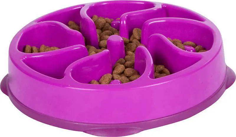 Säker betalning Outward Hound Oh Matskål Fun Feeder Slo-Bowl Lila S / 500 ml