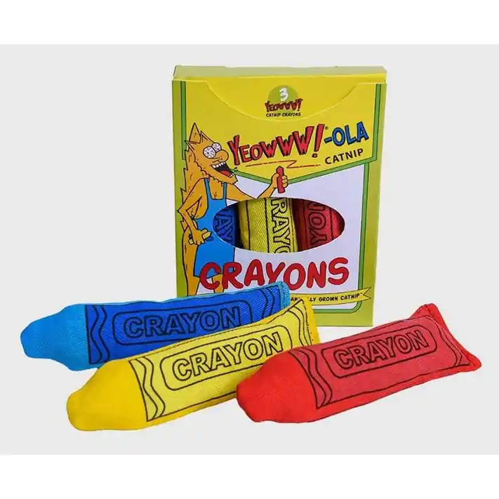 Reapris Kattleksaker YEOWWW Färgkritor 3-pack