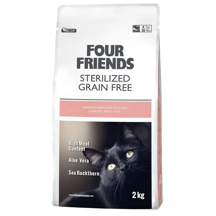 Kattfoder FourFriends Sterilized GF 2kg Sista chansen