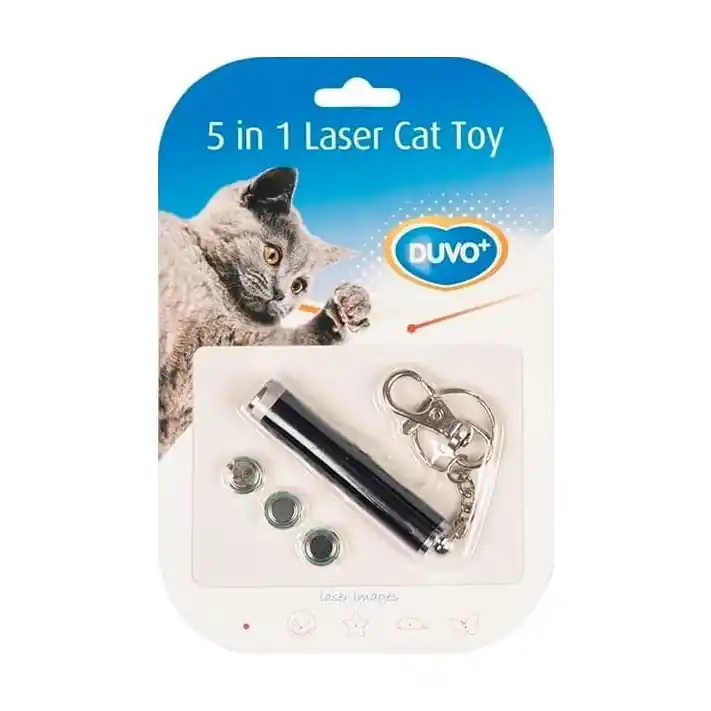 Expressleverans Kattlek Duvo LED Pointer Svart