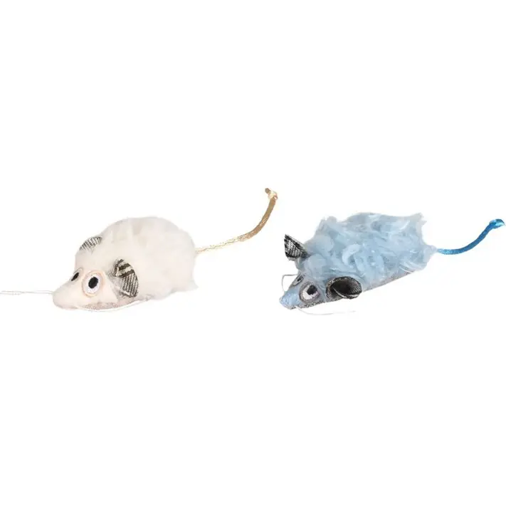 Bästa pris Kattleksak Rizzo Plush mus Blå