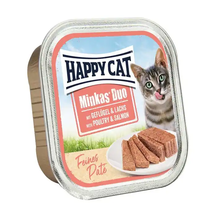 HC Minkas Duo Paté fågel & lax, 100 g Kampanj