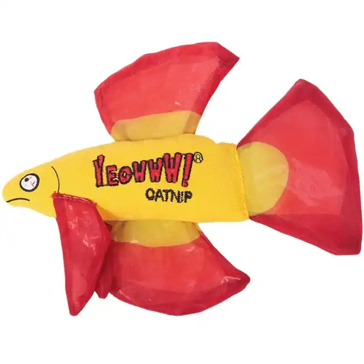 Utförsäljning Kattleksak YEOWWW Mo Betta kampfisk röd