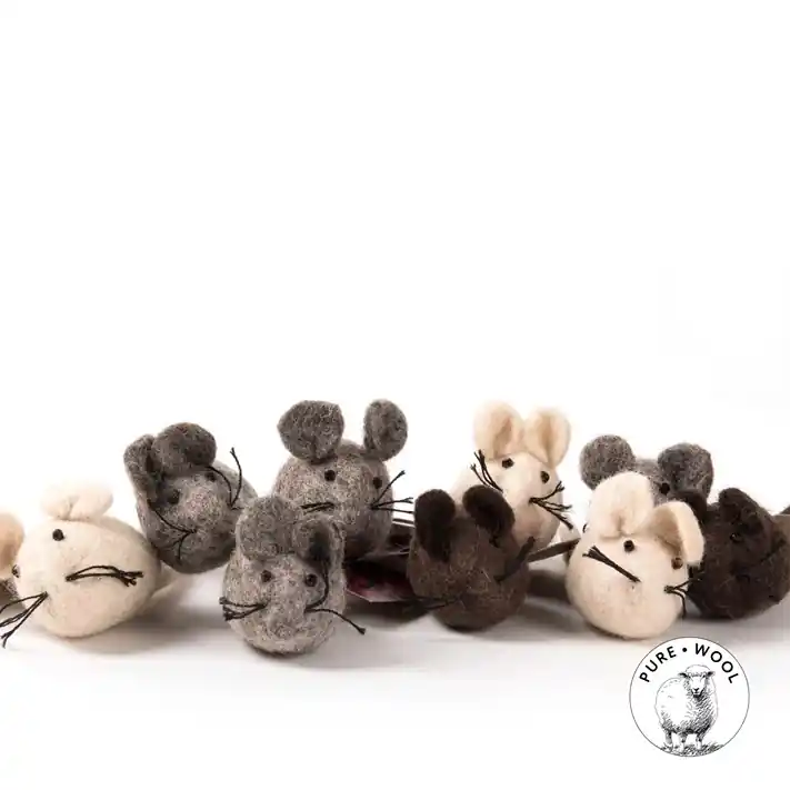 Trygg betalning Profeline - Felted Wool Mouse