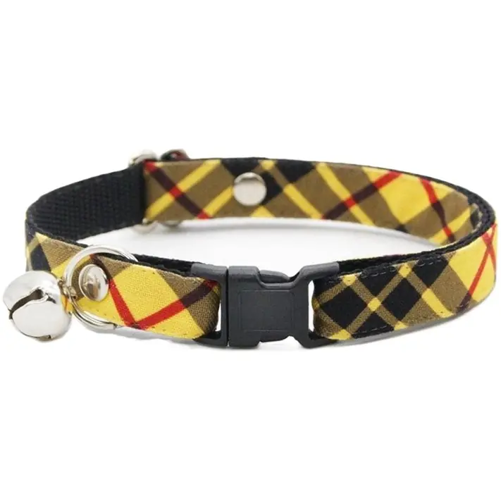 Katthalsband Iconic Couture Yellow & Black Säker betalning