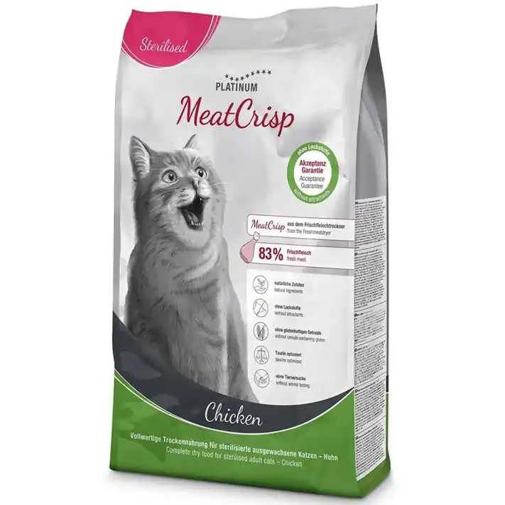 Platinum Cat MeatCrisp Sterilised Chicken 3 kg Fynd