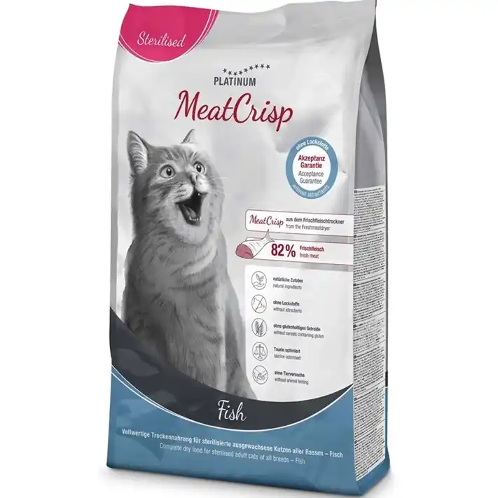 Begränsat erbjudande Platinum Cat MeatCrisp Sterilised Fish 3kg