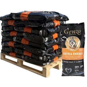 Lägg i varukorgen Genzo Extra Energi 15kg Hundfoder Hel Pall 24 säckar