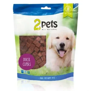 2pets Duck Cubes, 400g I lager