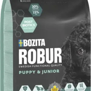 Bozita Robur Puppy & Junior 3kg Endast idag