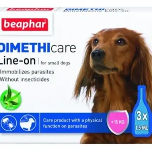 Köp online Beaphar Flea & Tick Line On (Dimethicone) Small Dog < 15kg