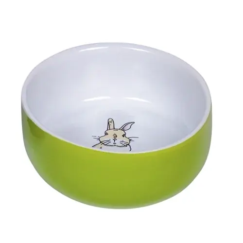Keramikskål Kanin Grön 11×4,5cm Bästa pris