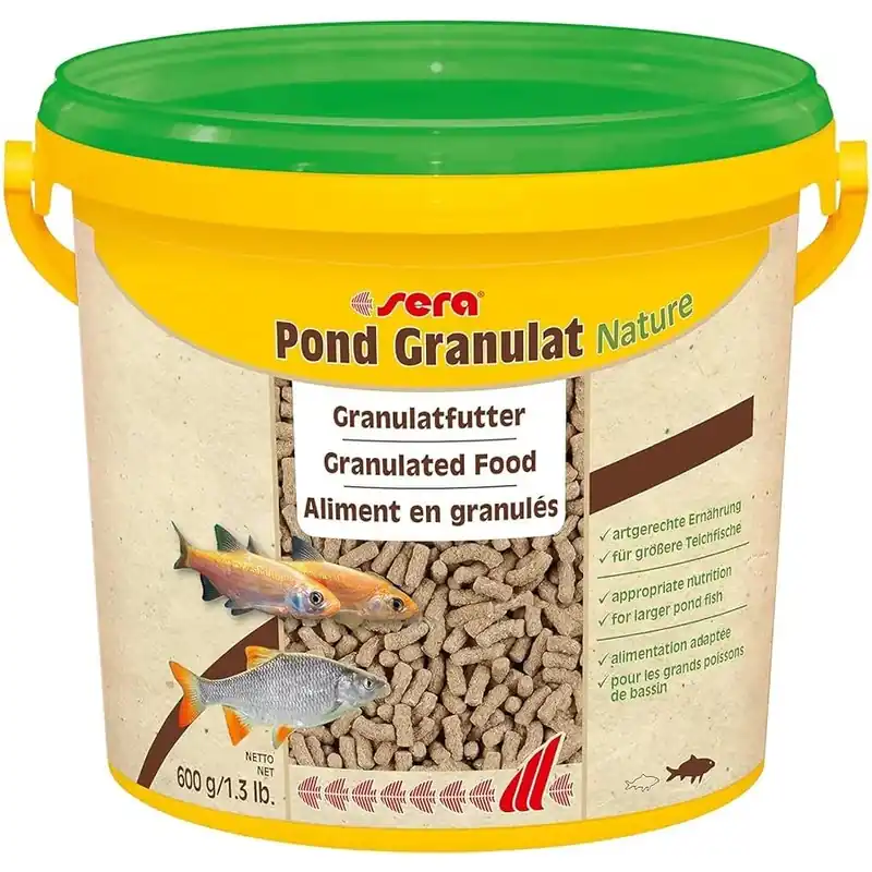prisnedsättning Dammfoder Sera Pond Granulat Nature Pellets 3,8L